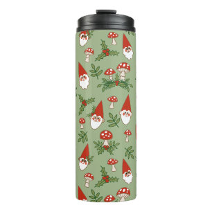 Kabouters en Paddenstoelen op Celadon Thermische T Thermosbeker