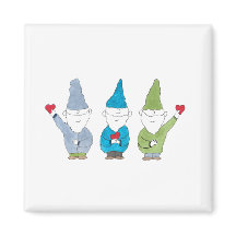 Kabouters Met Hartjes Magneet