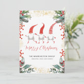 Kabouters Prettig Kerstfeest (Staand voorkant)