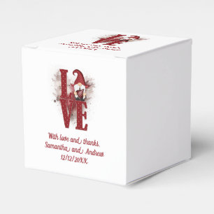 Kabouters Rood Liefde Cute Trouwen Bedankdoosjes