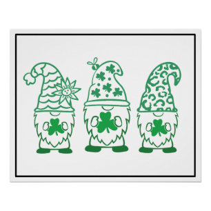 Kabouters St. Patrick's Day-67845 Perfect Poster