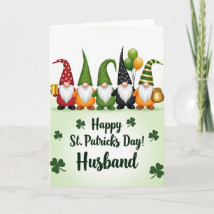 Kabouters St. Patrick's Day Glitter Kaart