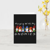 Kaboutervrienden leuk kaboutervriend Kerstmis Kaart (Gele Bloem)