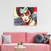 Kabuki 6 canvas afdruk (Insitu (Woonkamer))