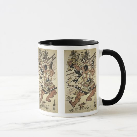 Kabuki Acteurs, Kiyomasu II, 1717 Mug (Droite)