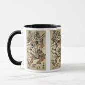 Kabuki Acteurs, Kiyomasu II, 1717 Mug (Gauche)