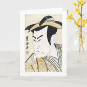 Kabuki Actor Ono Matsusuke I, 1799 Kaart (Gele Bloem)