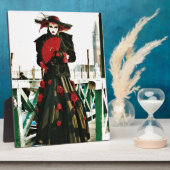 Kabuki Geisha Design Fotoplaat (Zijkant)