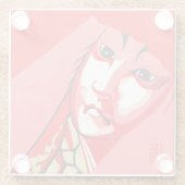 Kabuki Glass Onderzetter Square (Achterkant)