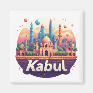 Kabul Afghanistan Erfgoed Cadeau voor Reizigers 🗺 Magneet