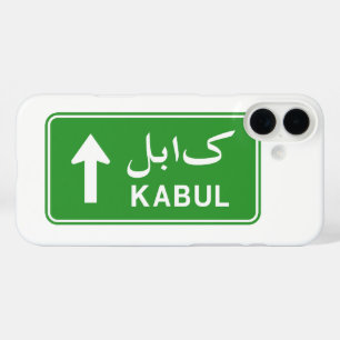 Kabul, Afghanistan Highway Traffic Street Sign iPhone 16 Plus Hoesje