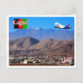 Kabul - luchthaven briefkaart (Voorkant)