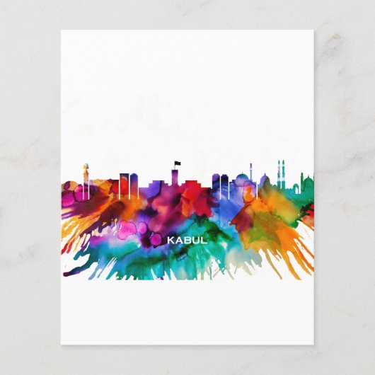 Kabul Skyline Flyer (Voorkant)