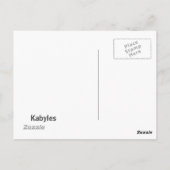 Kabylia flag Dirty 3Tall Boxes Carte postale (Dos)