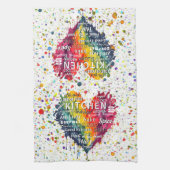 KAC-Keuken Woorden en Termen Hart Keuken Handdoek (Verticaal)