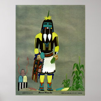Kachinekafdruk "Long-Hair" Poster
