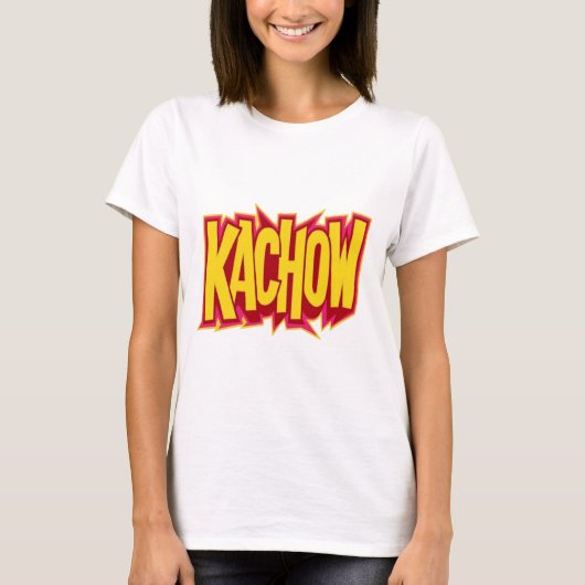 kachow sticker t-shirt (Voorkant)