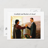 Kaddafi en Bashar al Assad Briefkaart (Voorkant / Achterkant)