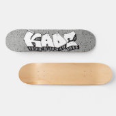 Kade Graffiti Aangepast aangepast skateboard (Horizontaal)
