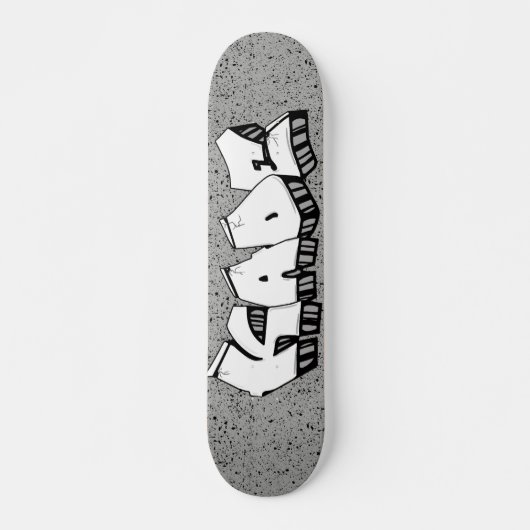 Kade Graffiti Aangepast aangepast skateboard (Voorkant)