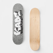 Kade Graffiti personnalisé skateboard (Recto)