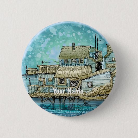 Kade Scene Ronde Button 5,7 Cm (Voorkant)