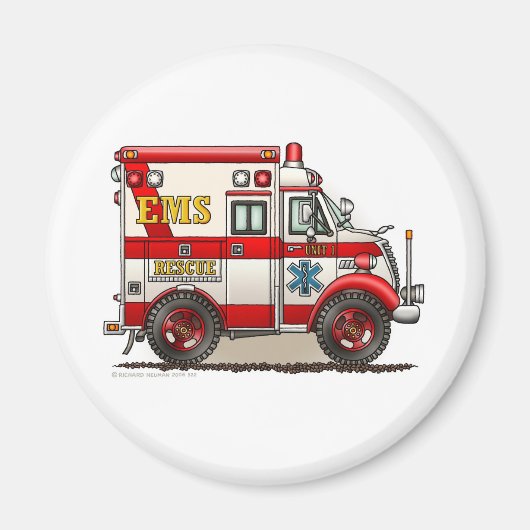 Kader Ambulance EMS Noodsituatie Magneet (Voorkant)