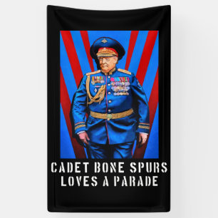 Kadet Bone Spurs - Trump Caricature Spandoek