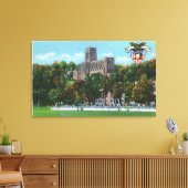 Kadetten die aan de Scene van de Gronden van de Pa Canvas Afdruk (Insitu (Woonkamer))