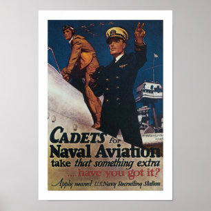 Kadetten voor de marine poster