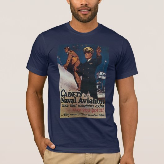 Kadetten voor de marine t-shirt (Voorkant)