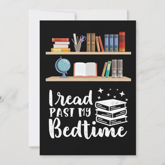 Kado voor lezers Ik las voorbij mijn bedtijd Kaart (Voorkant)