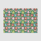 Kado's van kerst verpakkingsvellen tissuepapier (Voorkant)