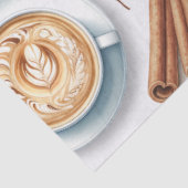 Kadoverpakkings papier met pompoen spice illustrat (Detail)