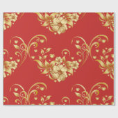 Kadoverpakkings papier voor Kerstborrels van bedri (Vlak)