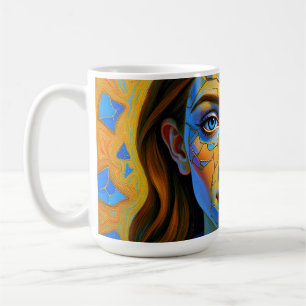 “Kaela” - Patroon van een Verleden Koffiemok
