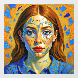 “Kaela” - Patroon van een verleden Raamsticker