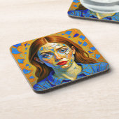 “Kaela” - Pattern of a Past Bier Onderzetter (Linkerzijde)