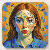 “Kaela” - Pattern of a Past Bier Onderzetter (Voorkant)