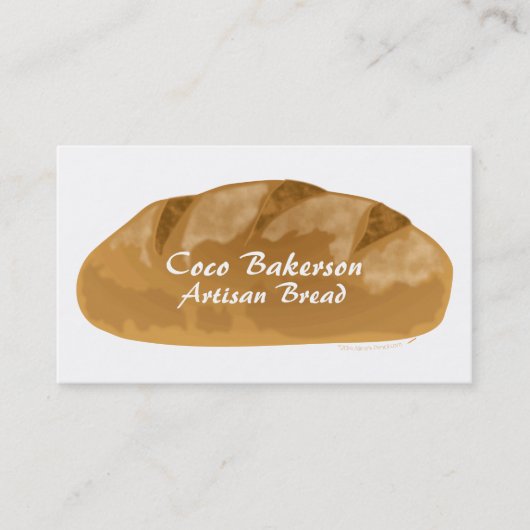 Kafel van Visitekaartjes van Artisan Bread Bakery (Voorkant)