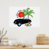 Käfer Cabriolet 1972 Poster (Keuken)