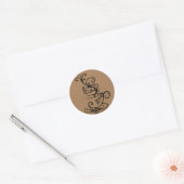 Kaffee  ronde sticker (Envelop)