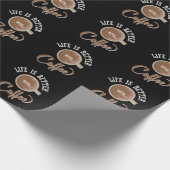 Kaffee Spruch / Life is Better with Coffee Cadeaupapier (Hoek)