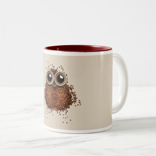 Kaffee-Tasse für Morgenmuffel Tweekleurige Koffiemok (Voorkant rechts)