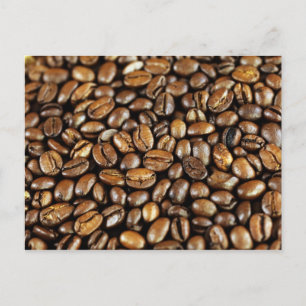 Kaffeebohnen Briefkaart