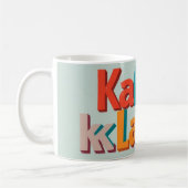 Kaffeeklatsch Tasse Personnalisée pour les Amateur (Gauche)