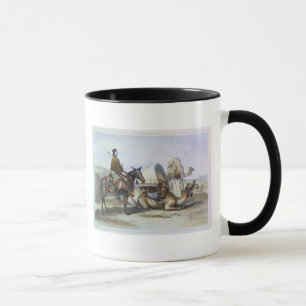 Kafila met een Camel Bearing a Hodesh, illustratie Mok