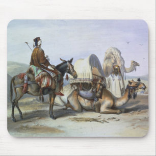 Kafila met een Camel Bearing a Hodesh, illustratie Muismat