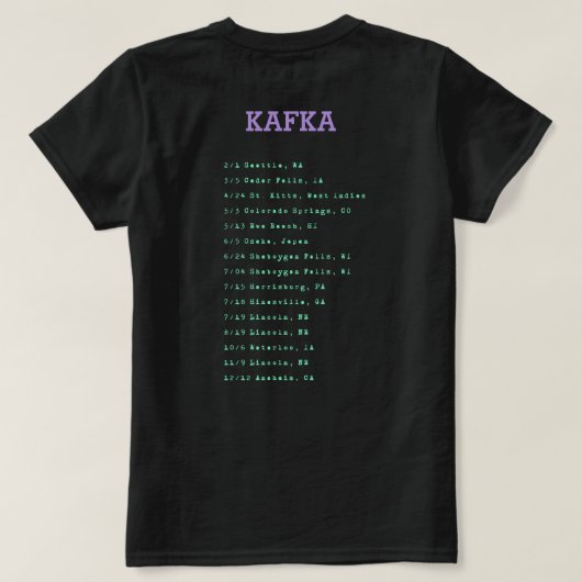 Kafka Shirt (Design achterkant)