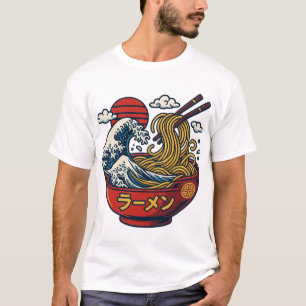 Kaganawa Wave Ramen T-shirt   Japanse streetwear